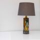 Sculptural table lamp in ceramic, designed by Bonnie Rehnqvist, Sweden, 1972