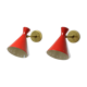 Pair Italian wall in the style of the 50's