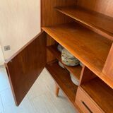 Scandinavian high teak sideboard
