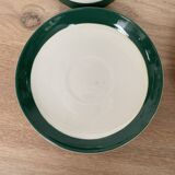 Set of 2 Digoin Sarreguemines cups and saucers