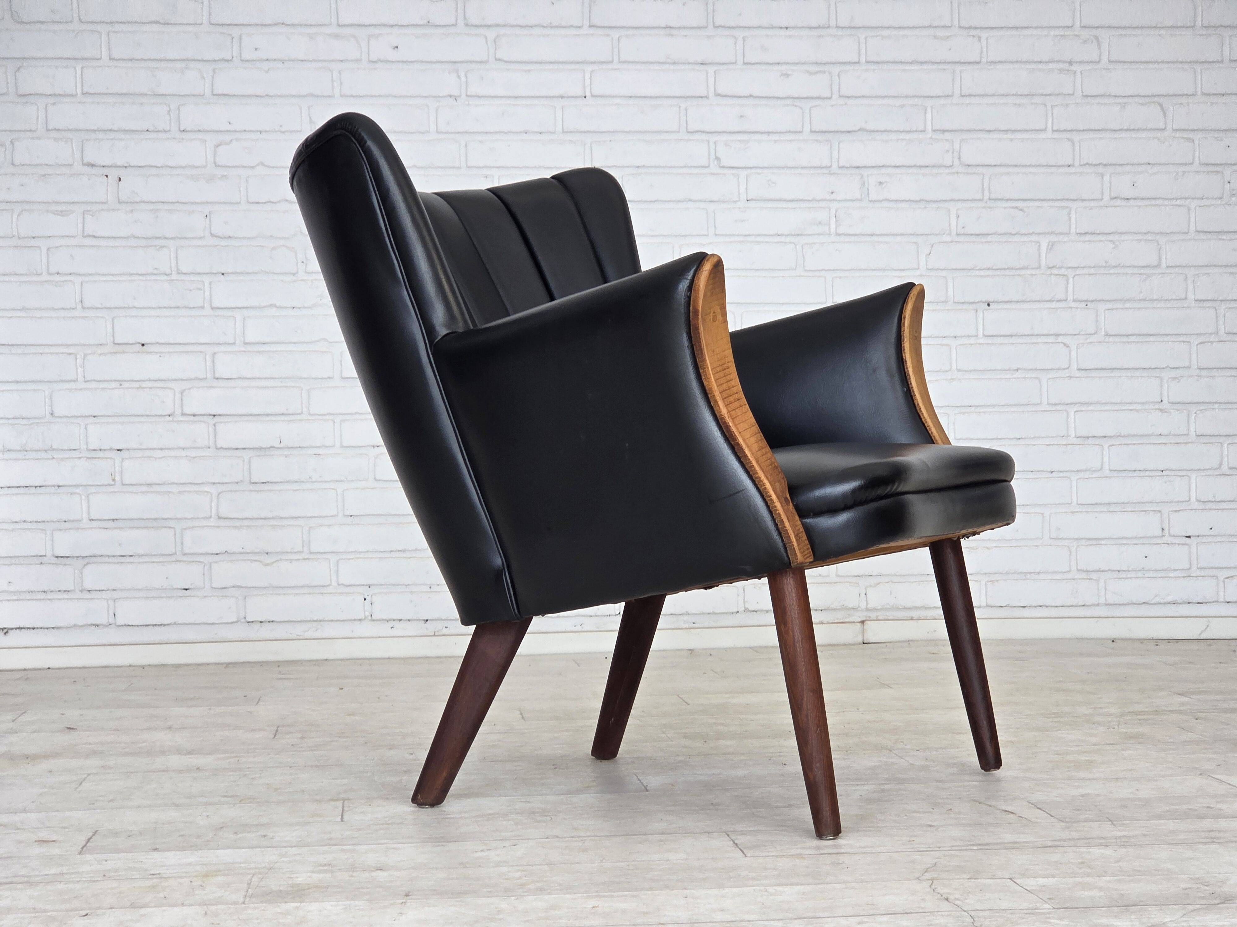 1970s, Danish design by Svend Skipper, armchair, model "Teddy".