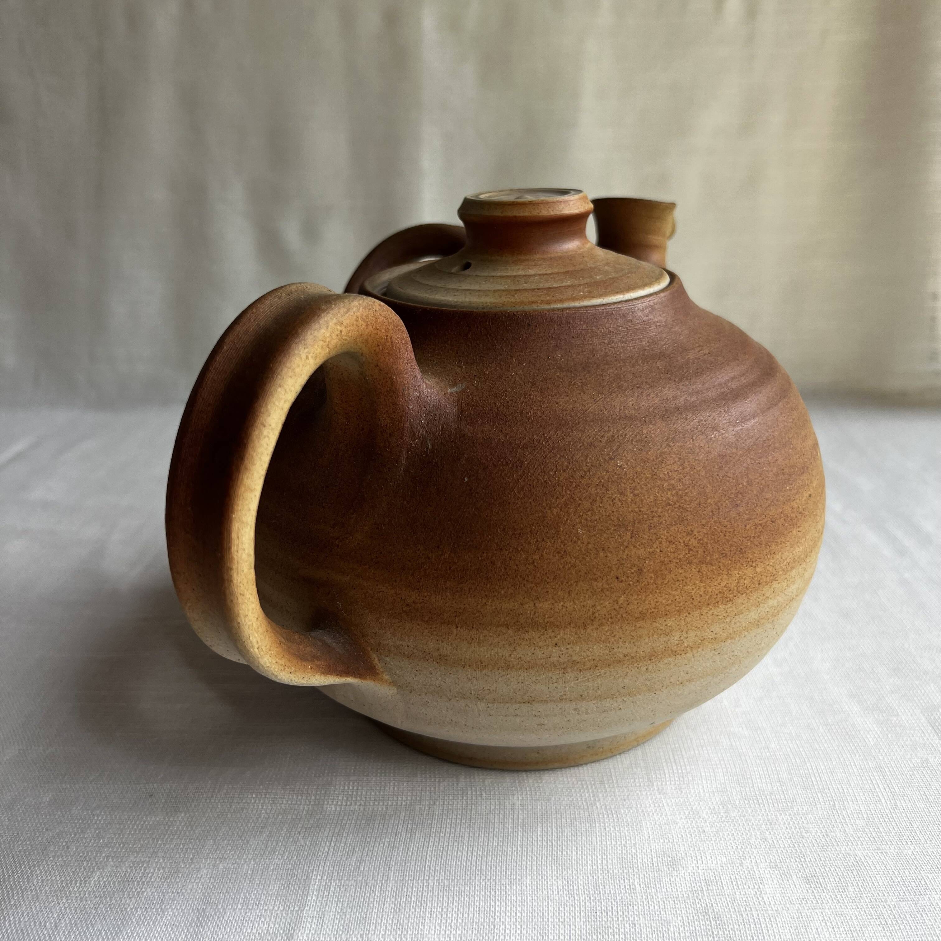 Large Stoneware Teapot Karlslunde Ceramics, Denmark – 1970