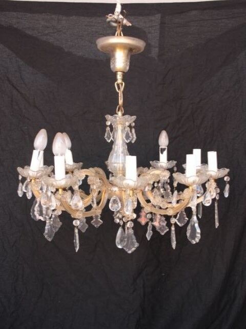 lustre à pampilles  1960