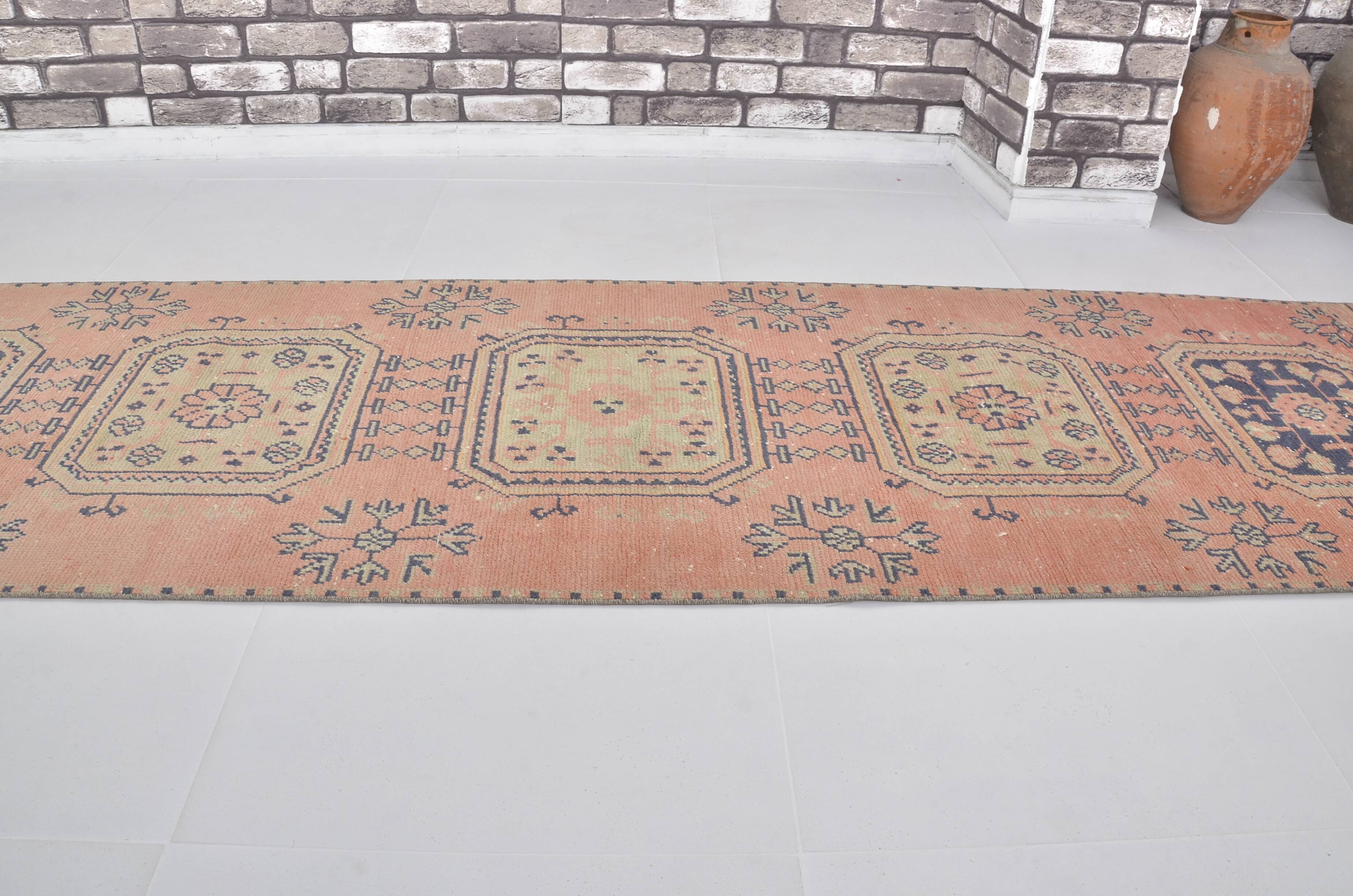Turkish Vintage Runner Rug 2482