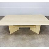 Travertine rectangle coffee table