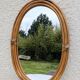 Large bamboo rattan mirror 70 80 Vintage 67 cm x 46 cm Excellent condition