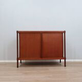 1950s mid-century teak storage cabinet bar F.lli Proserpio