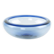 Blue glass bowl, Danish design, 1970s, manufactured by Holmegaard
