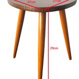 Door plant formica feet compass vintage 60 70