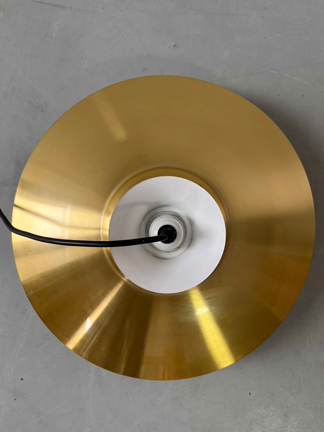 Vintage pendant lamp brass