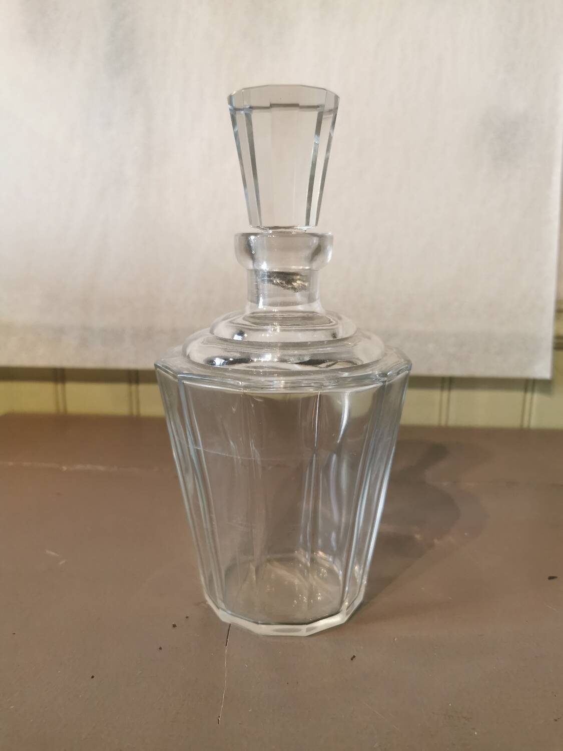 Art Deco glass carafe