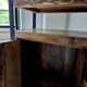 Multicoloured lacquered reclaimed wood buffet INDUSTRIAL