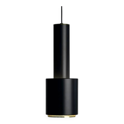 Suspenion Alvar Aalto A110 Hand Grenade en noir avec laiton