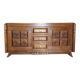 Vintage Art Deco oak sideboard