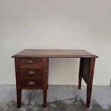 Bureau en chêne massif époque 1900