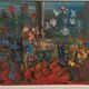Original Swedish Oil on Canvas 'Still Life with Flowers' by Eric With