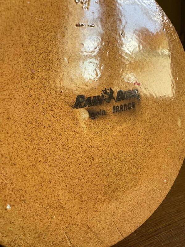 Cache pot céramique Digoin années 70