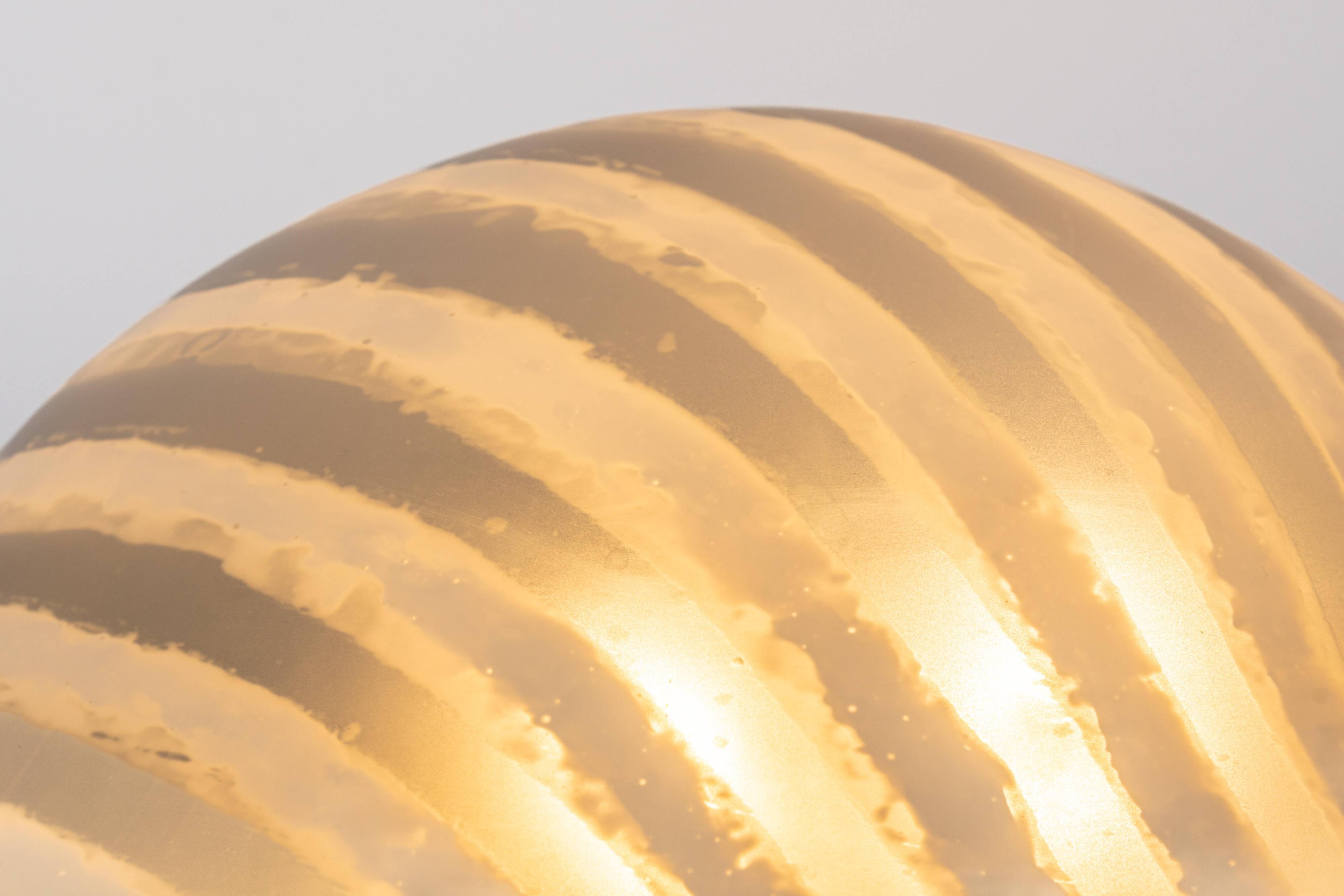 glass ceiling lights by Peill & Putzler, Germany, 1970s.