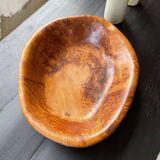 XL thuja root wooden dish