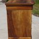 Antique Louis Philippe chest of drawers in solid walnut.