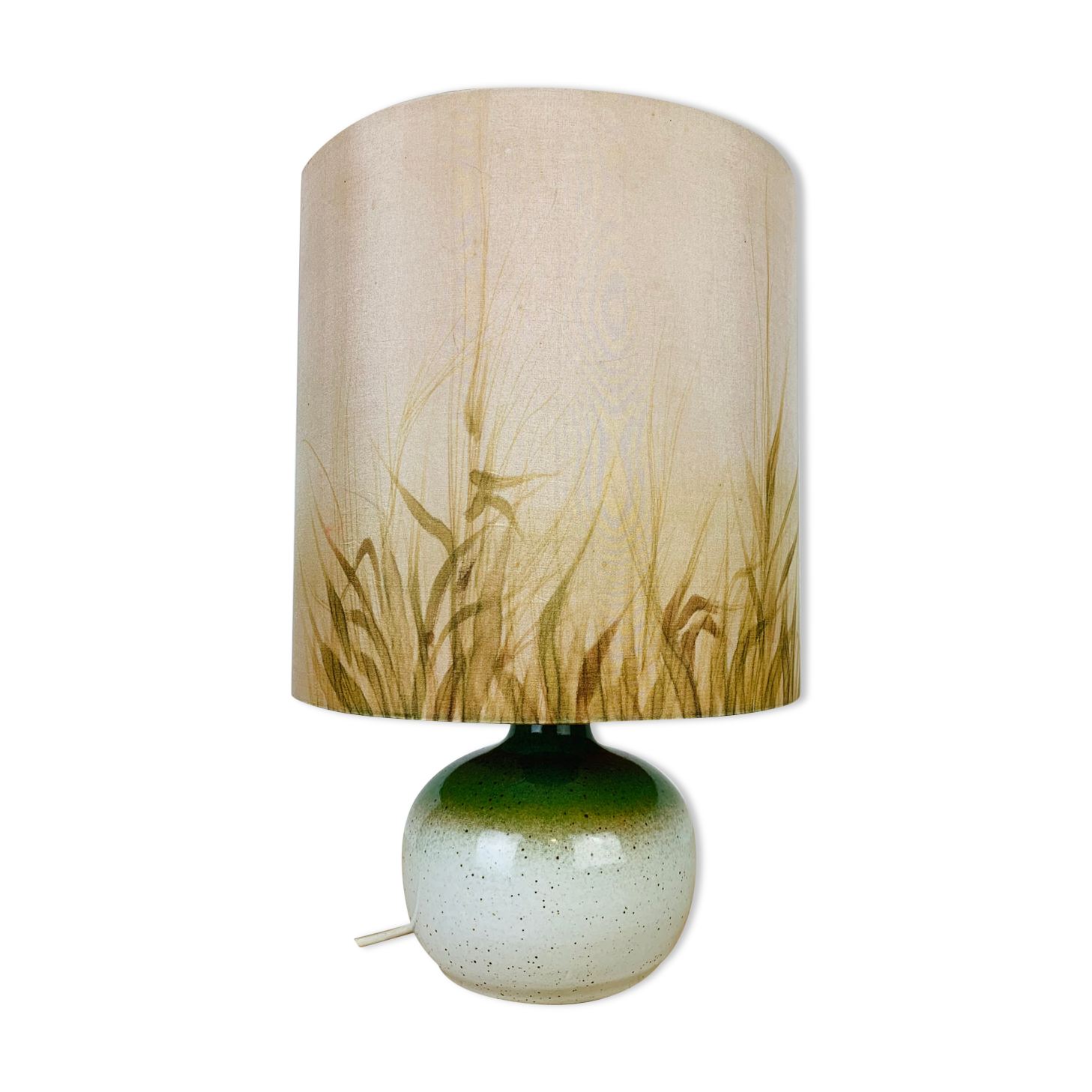 Lampe boule grès de Sylvie et Philippe Duriez
