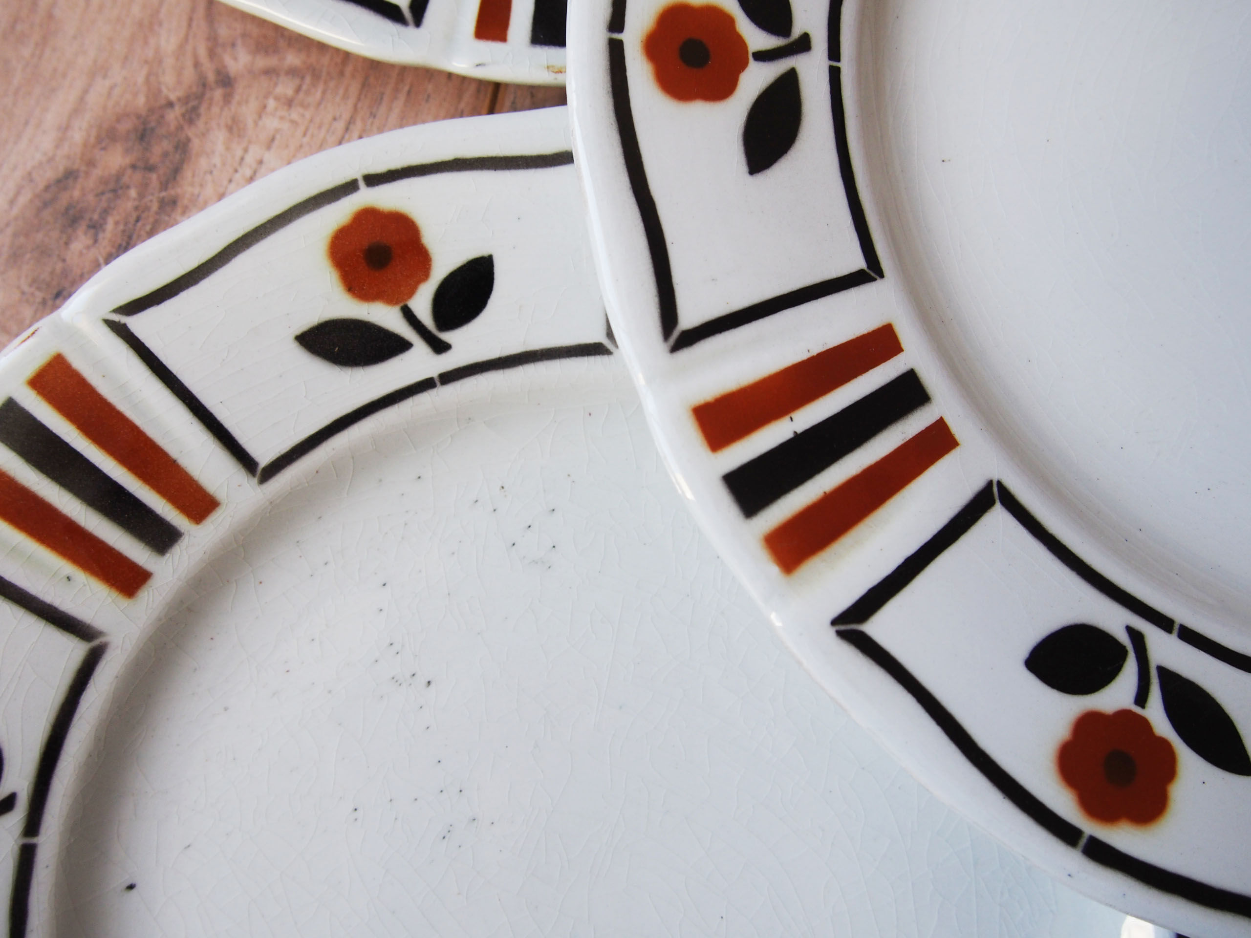 Five plates Lunéville