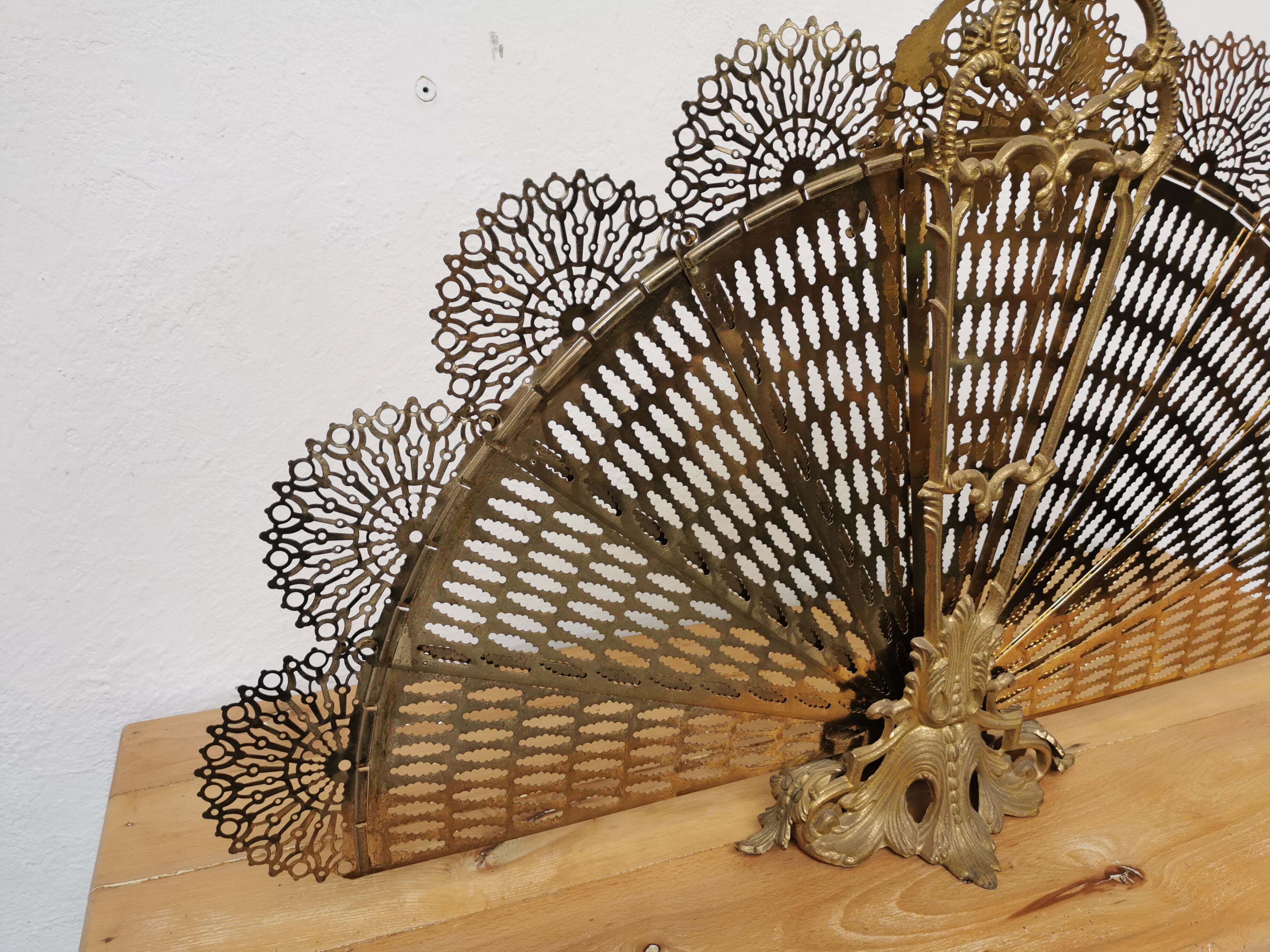 Fire firewall fan peacock bronze