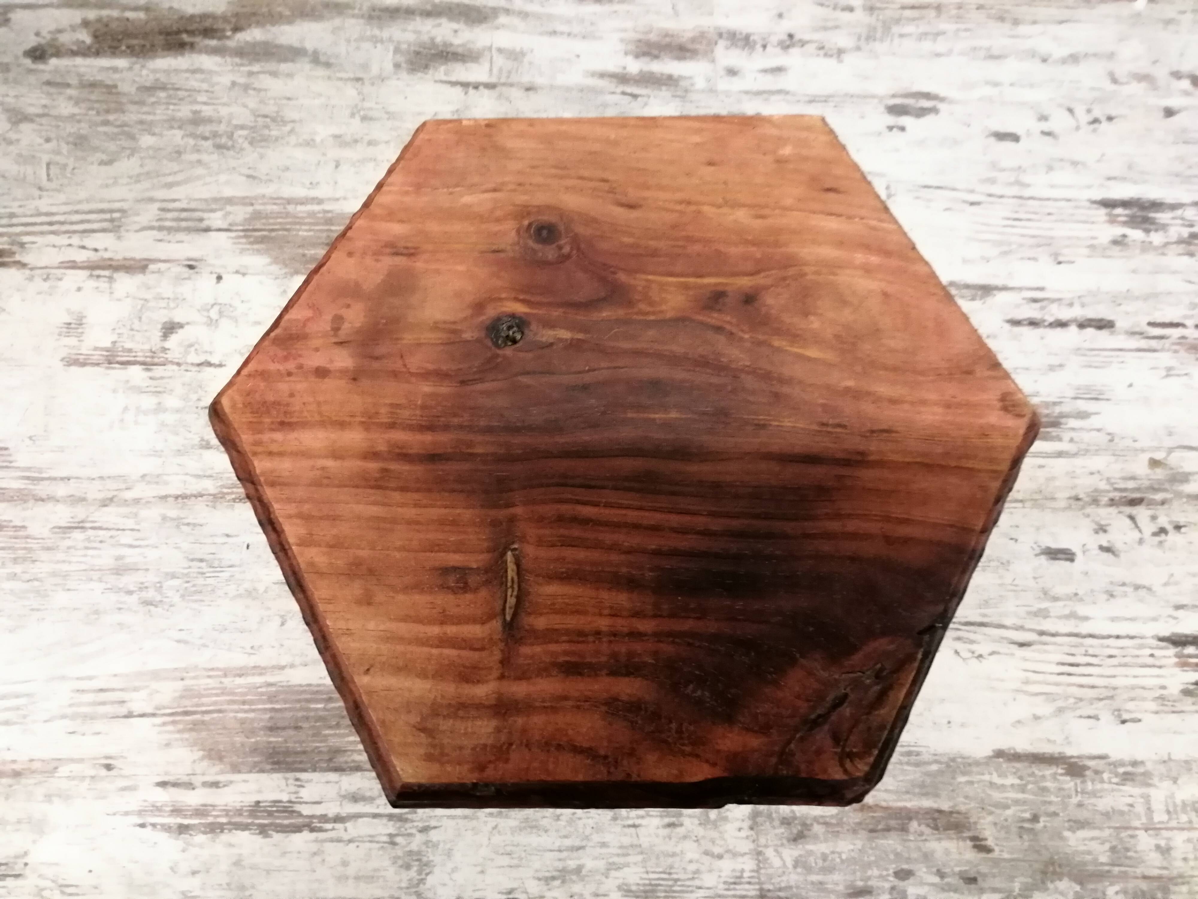 Wooden tripod stool