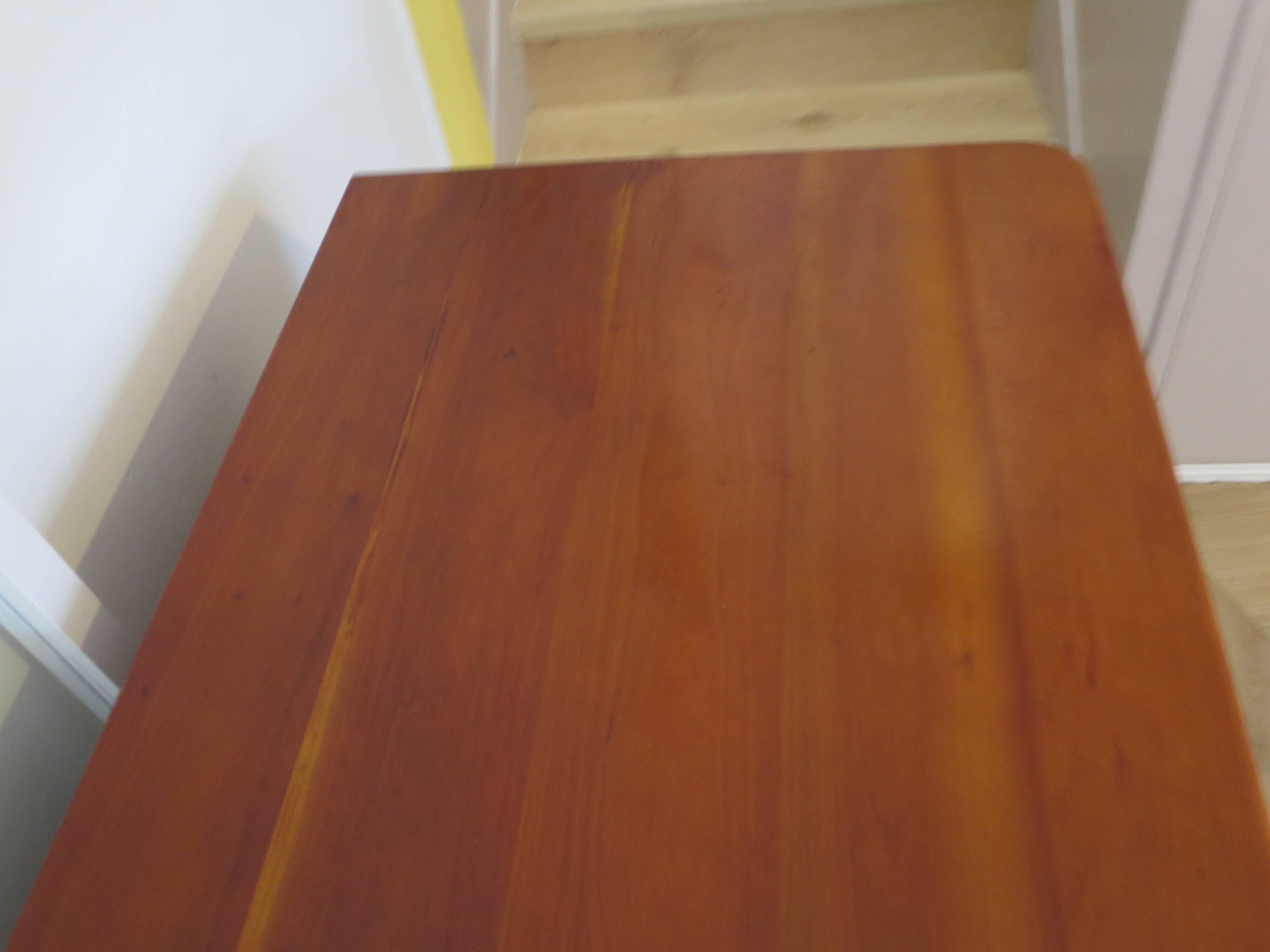 Cherrywood chest of drawers with ogee – 4 drawers – 80s – Louis Philippe style