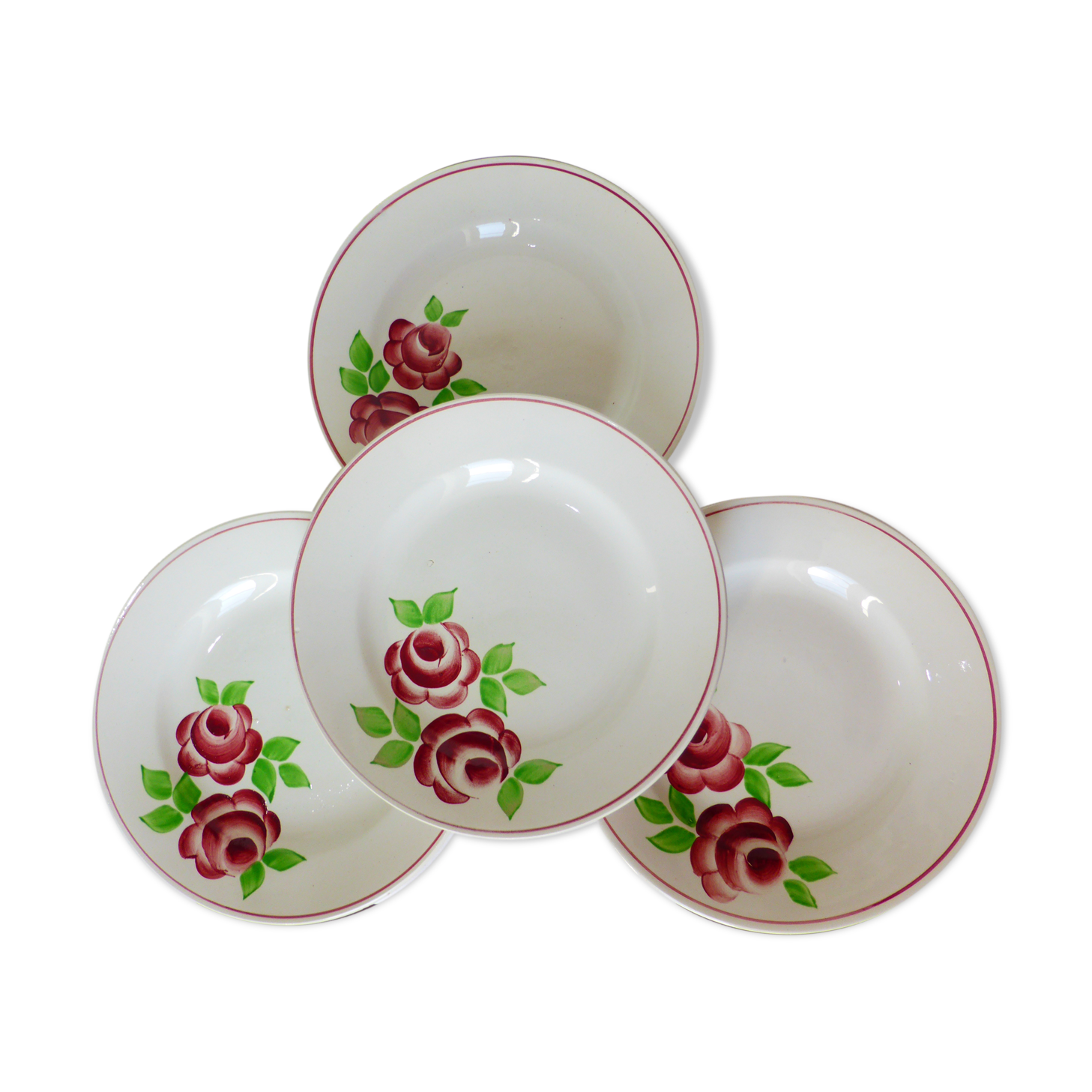 4 flat plates model Rose Mai