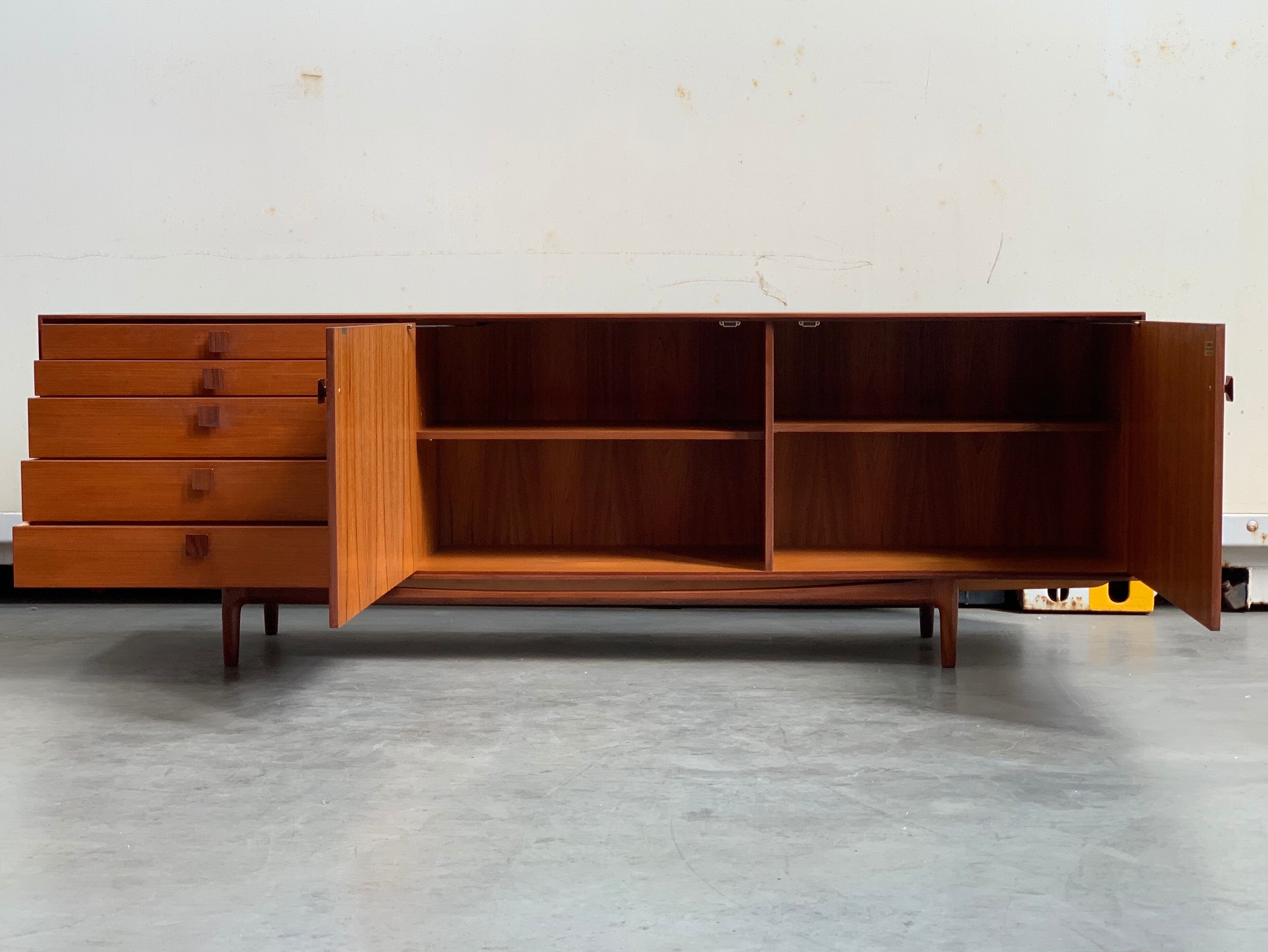 Danish teak sideboard by IB Kofod Larsen 1960s