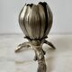 Ashtray flower 1970 silver bronze