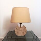 Small travertine lamp 1970