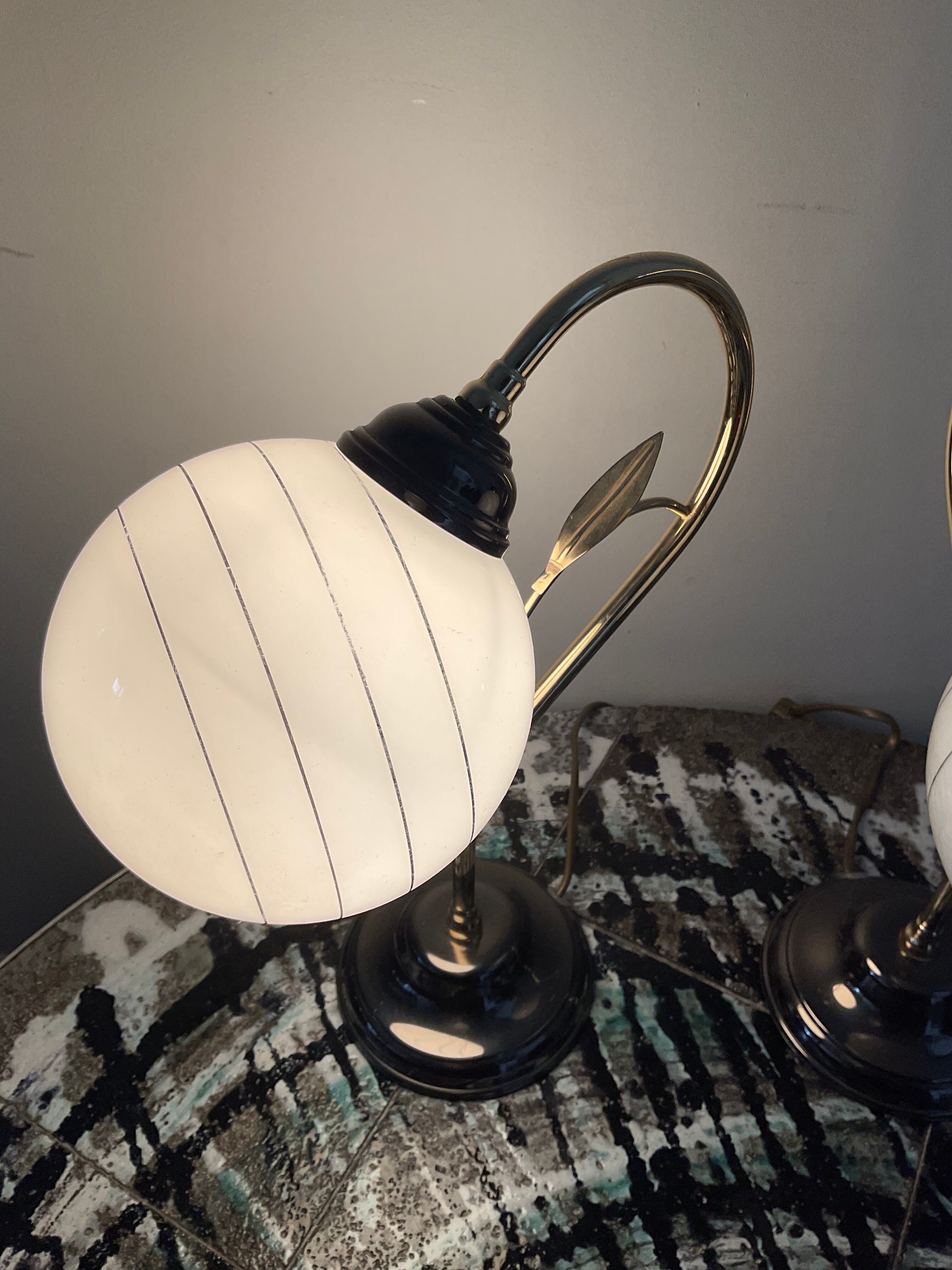 Paire de lampes vintage des années 70