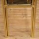 Italian console in gold metal