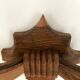 Applique vintage en bois années 50