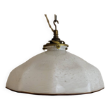 Suspension Ceiling light in marmoreal glass