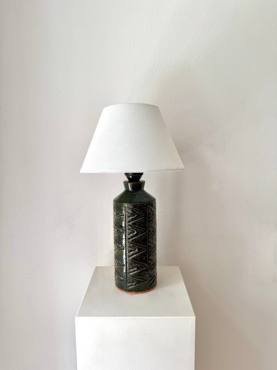 Lampe de table en grès, Elpe AB suédois des années 1960, ensemble de 2