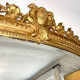 Miroir ancien à fronton XIXème