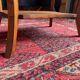 Table d’appoint vintage en chêne courbé – design années 1930-40