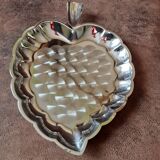 Set of 2 small original stainless steel dishes