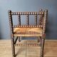 Authentic old corner armchair chair, fireside type, in good condition