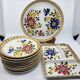 Vintage Italy 1970s decor plates and dishes set