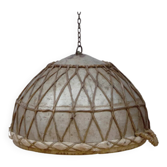 Suspension acier avec chaîne en métal de 60 cm avec cordage d’origine
