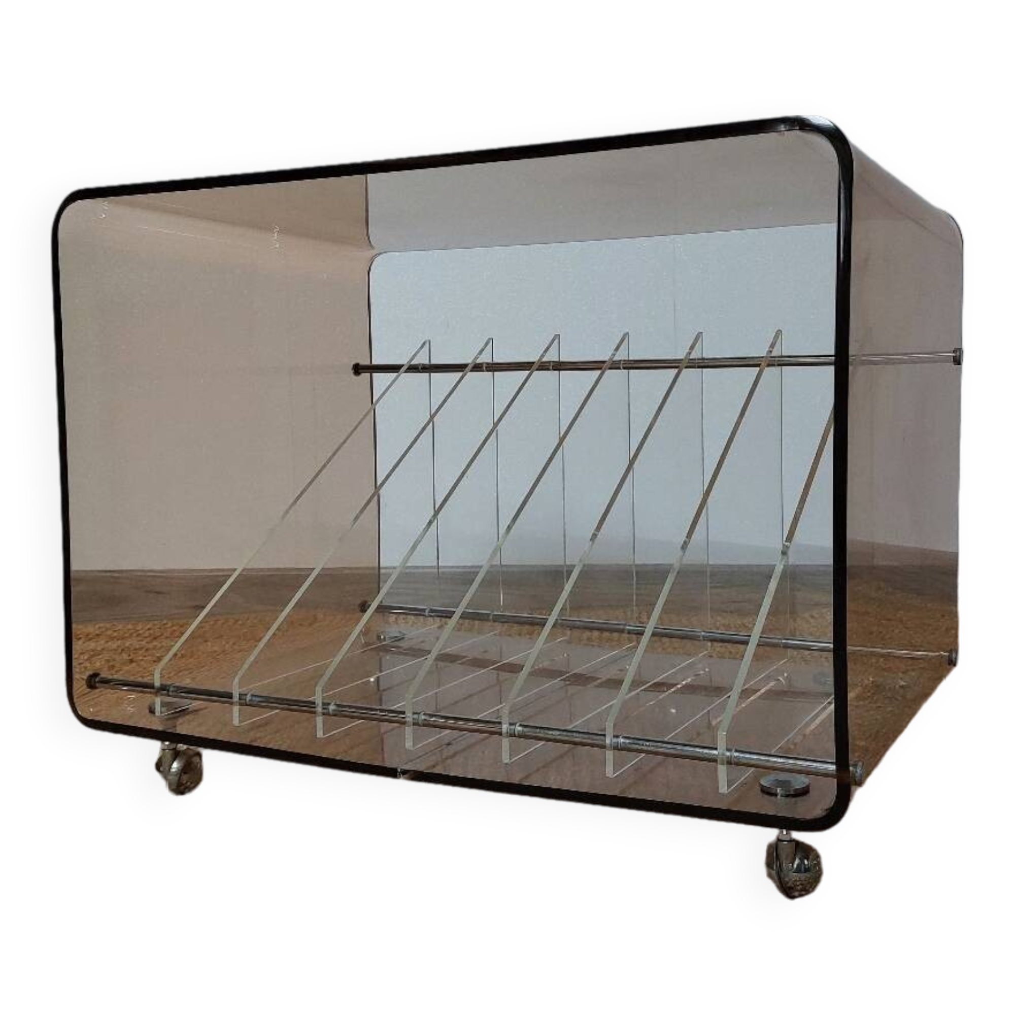 Table michel dumas plexiglas 1970