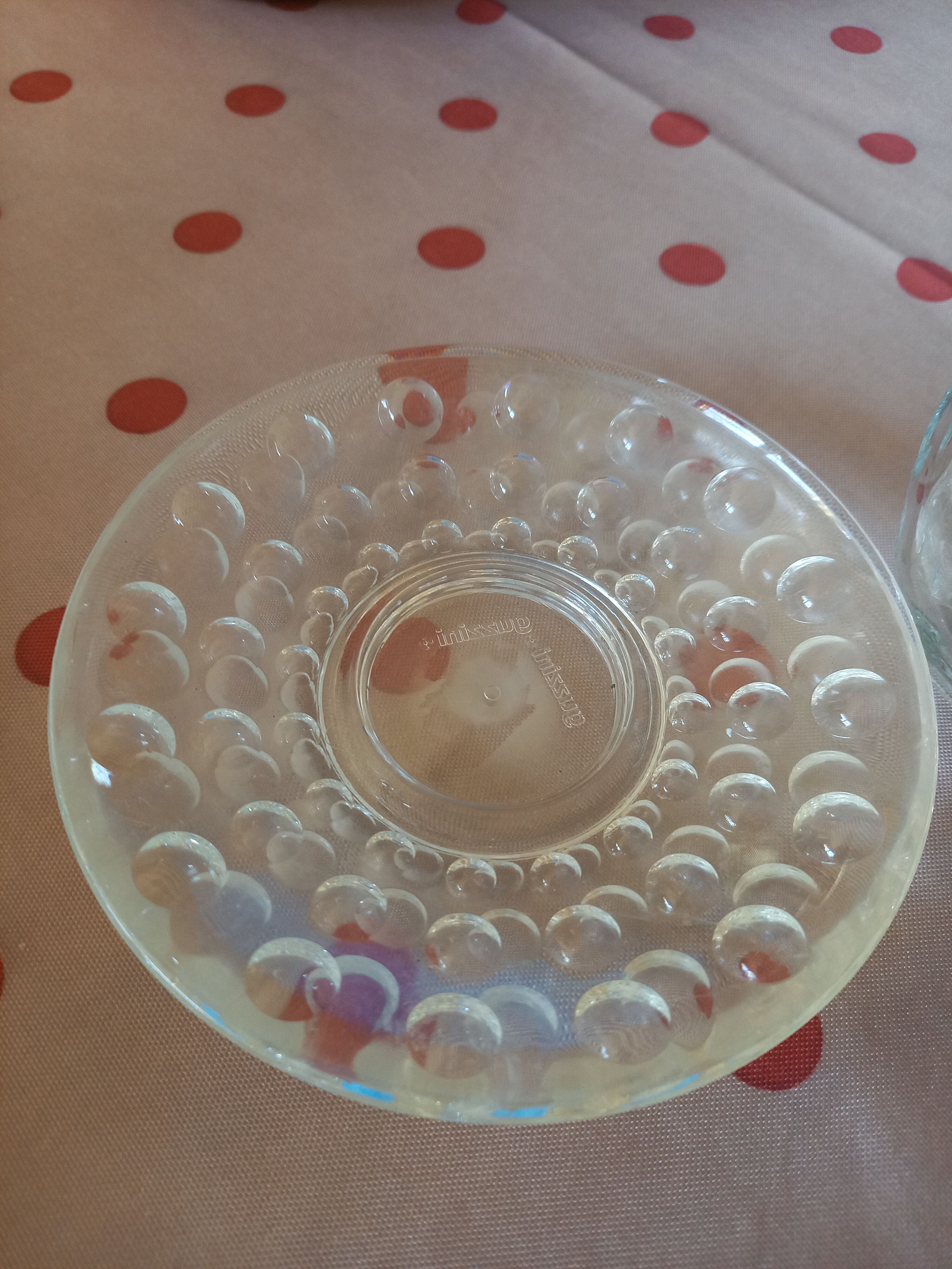 Set 4 cups 4 sub-cups Guzzini bubble model Venice