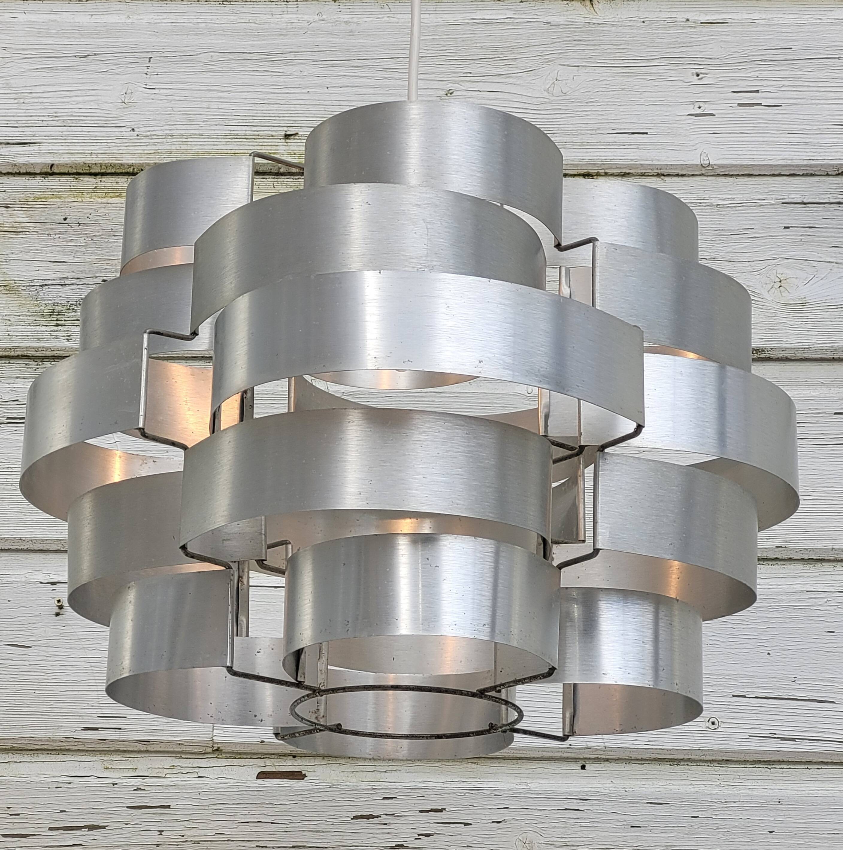 Suspension lamp aluminum Max Sauze