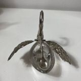 Ancienne salière et poivrière en forme de cygne