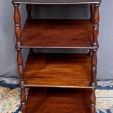 Mahogany shelf.