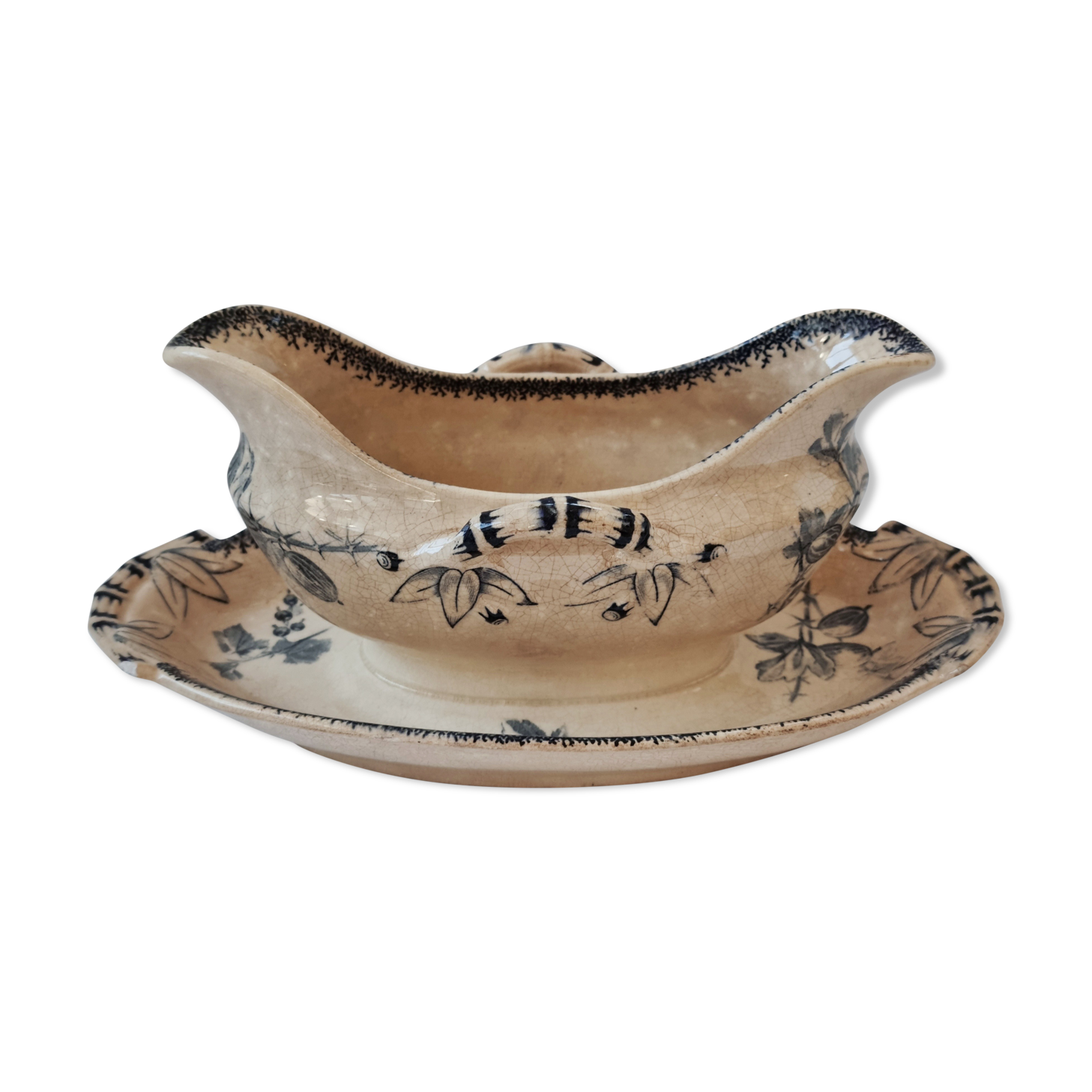 Saucière Groseille from U&Cie Sarreguemines